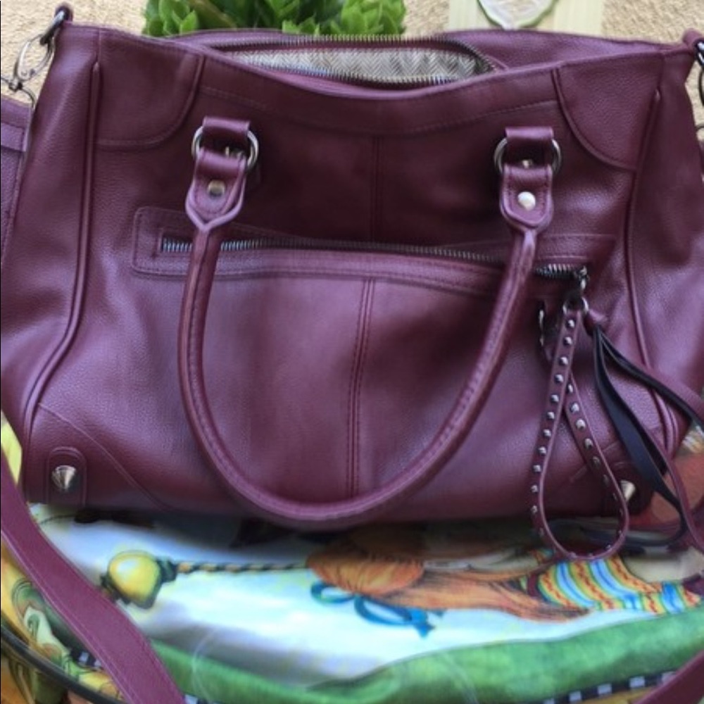 Steve Madden Burgundy Handbag